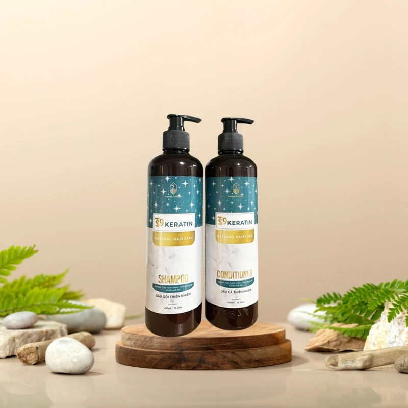 Bộ đôi dầu gội & dầu xả Keratin